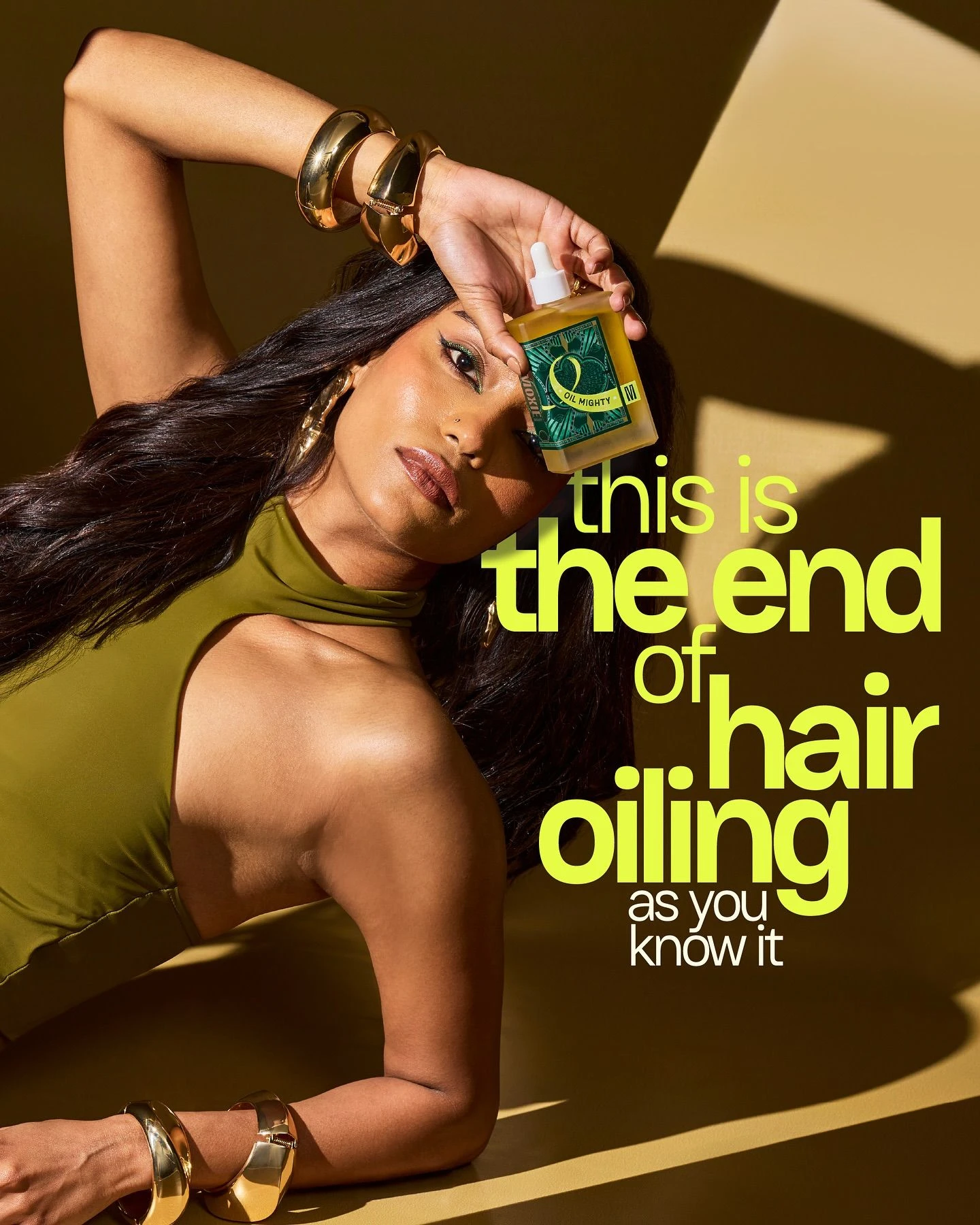 Oil Mighty hair oil campaign