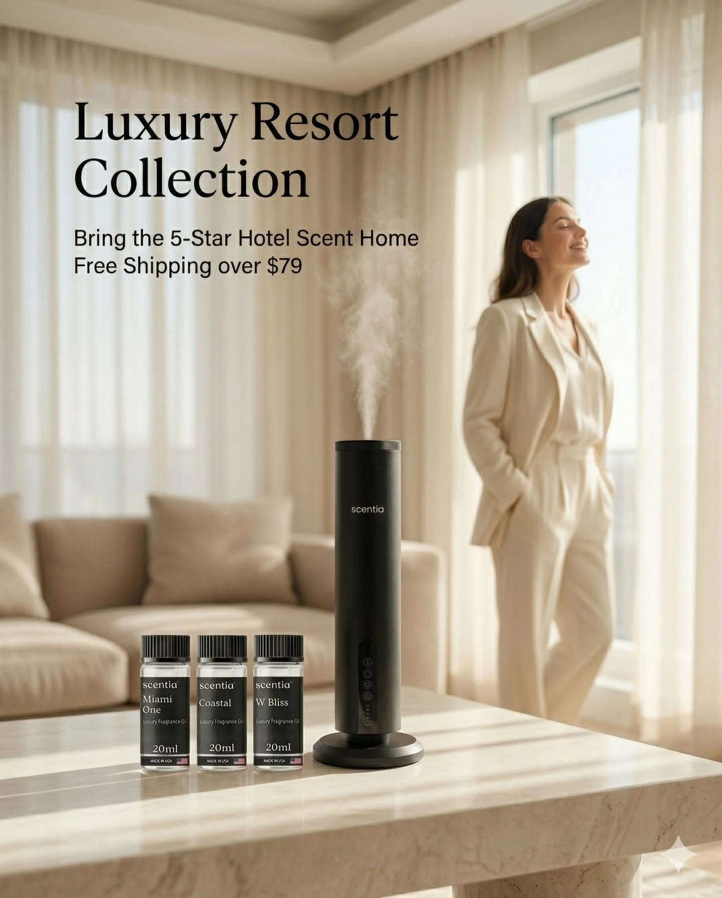 Scentia luxury resort collection ad