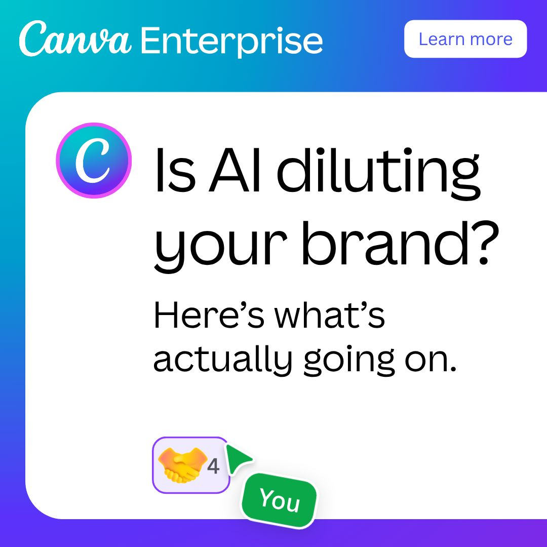 Canva Enterprise brand campaign