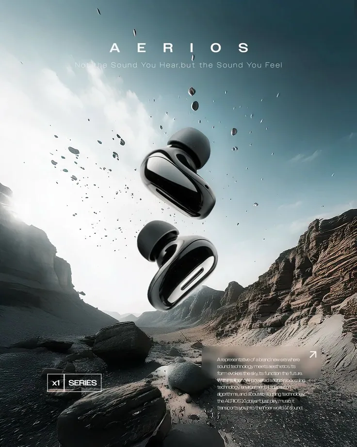 Product floating in desert-canyon hero