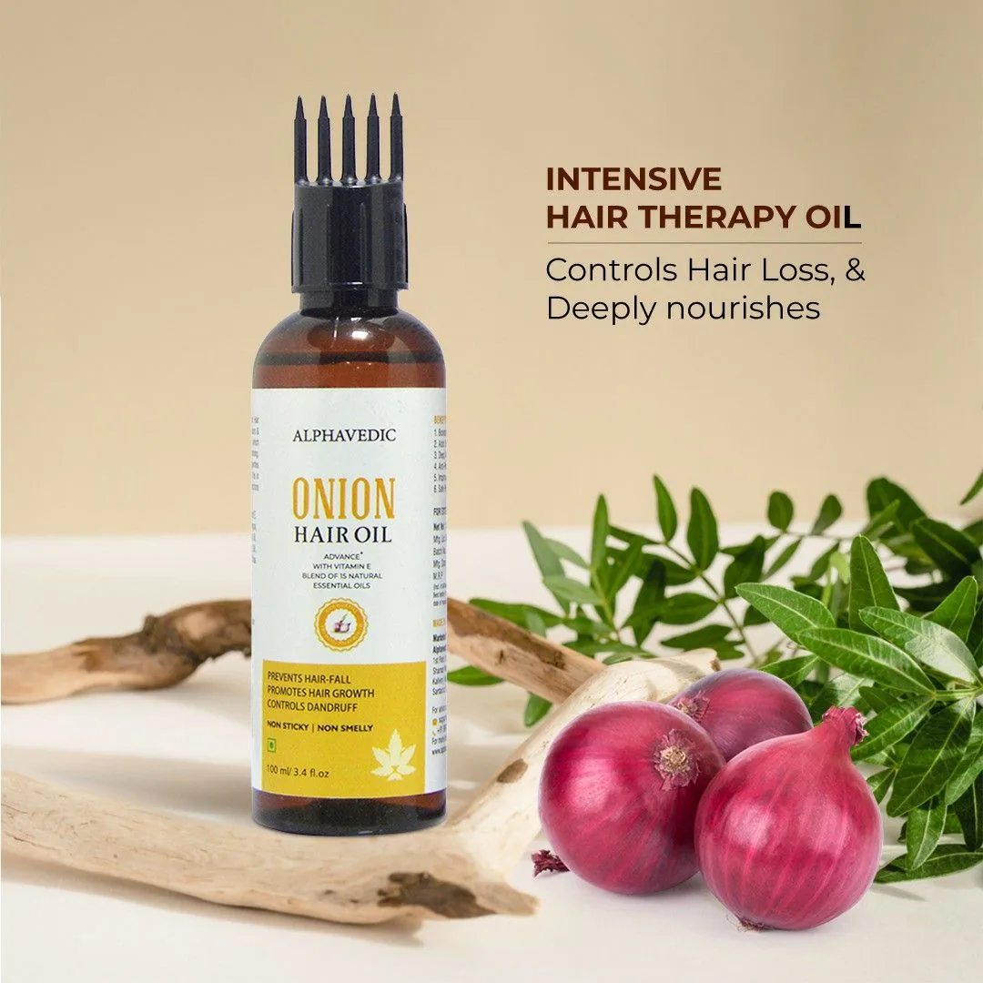 Alpavedic Onion Hair Oil - Therapy and Benefits