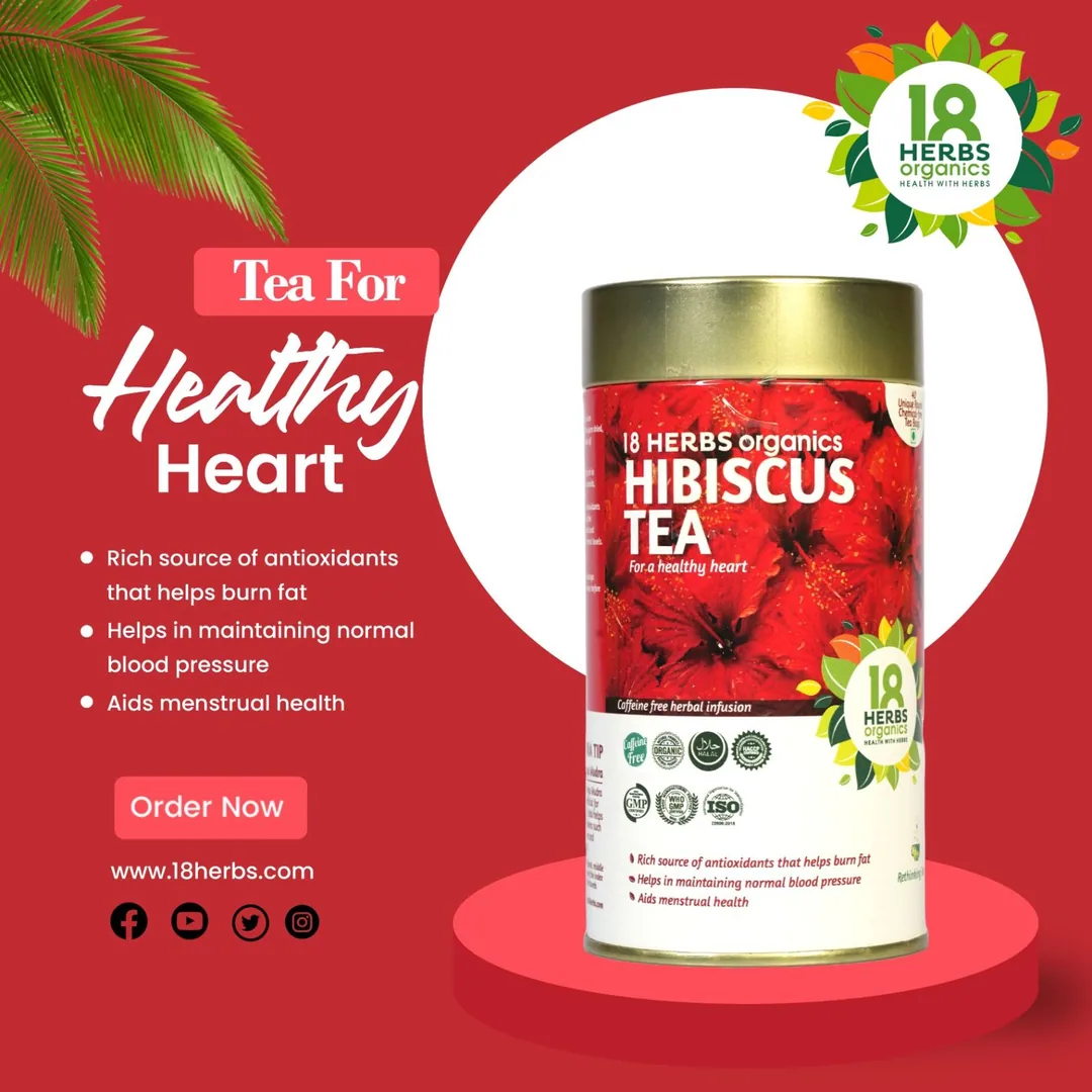 18 Herbs Organics Hibiscus Tea — Benefits and Call to Action