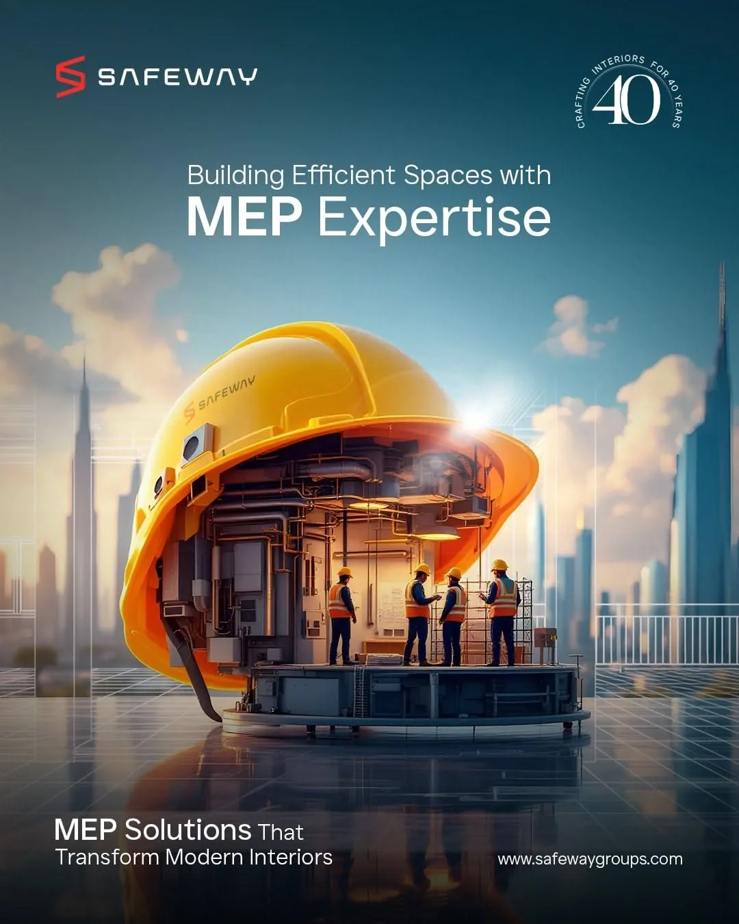 Hardhat cutaway MEP concept hero