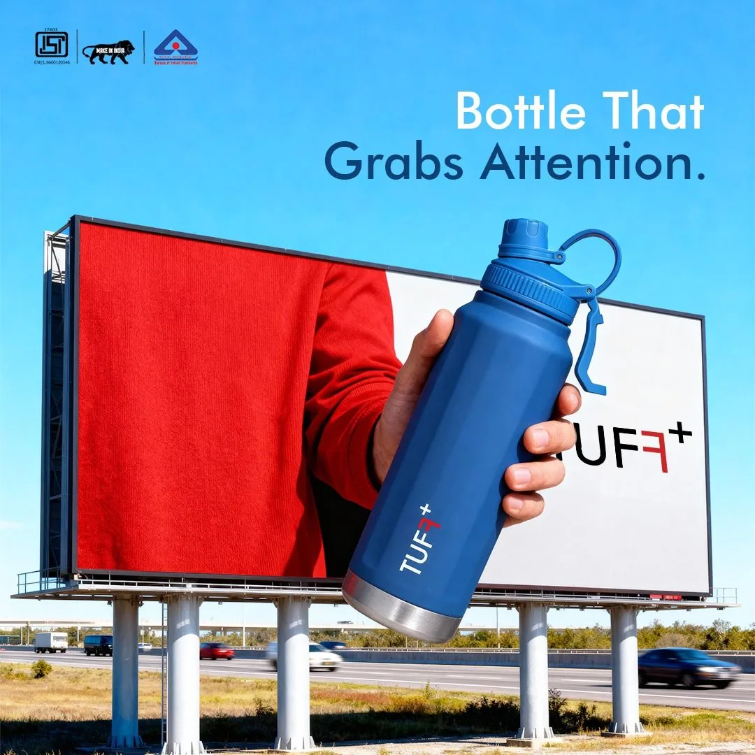 TUFF+ Bottle - Headline and Billboard Ad