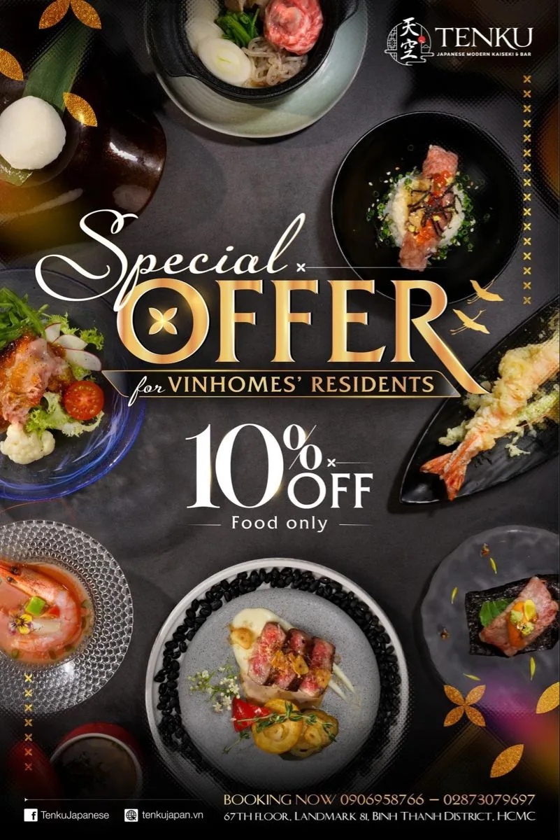 Luxe overhead food grid promo