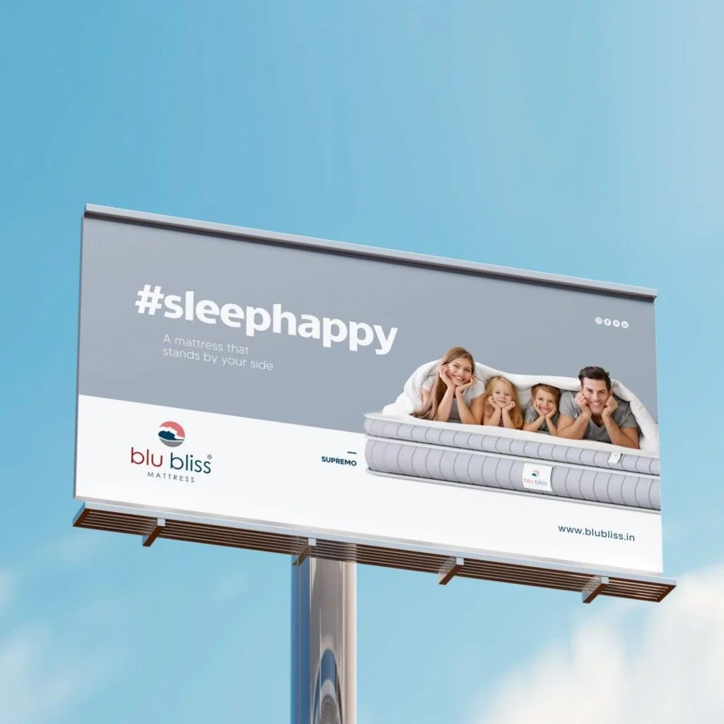 Blu Bliss mattress - happy family sleep