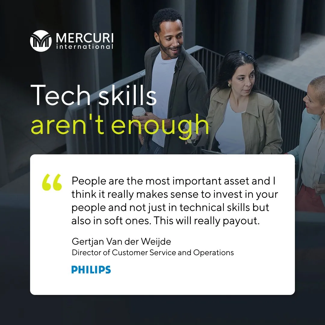 Mercuri International — Testimonial quote with headline