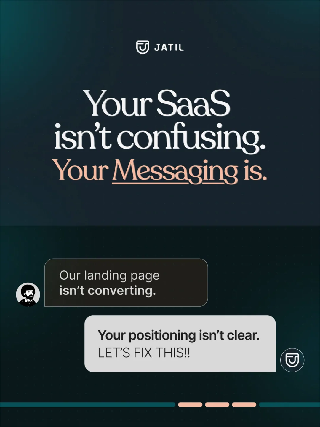 SaaS messaging chat conversion ad