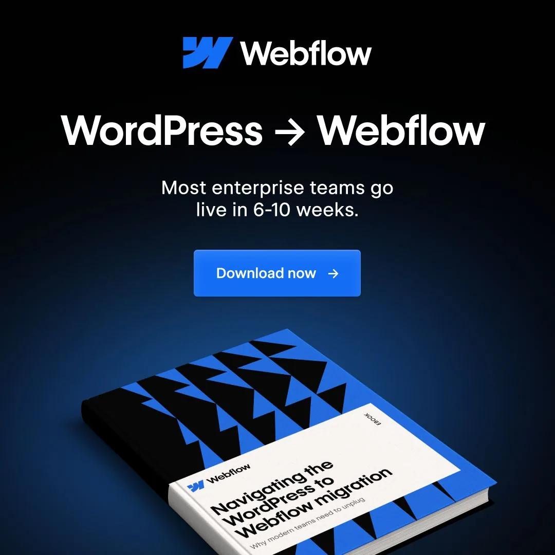 Webflow ebook migration — CTA