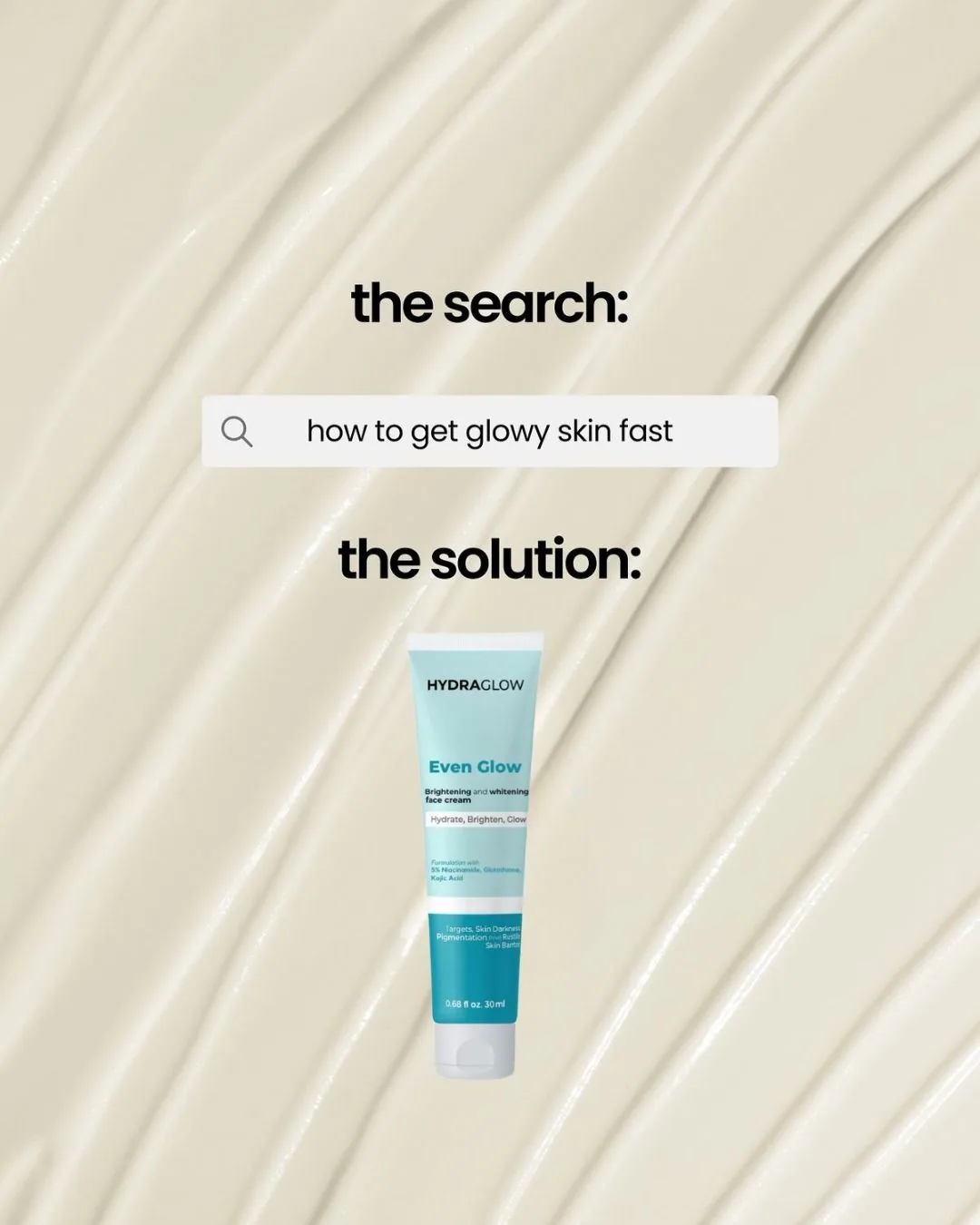 Search vs. Solution - Hydraglow Even Glow