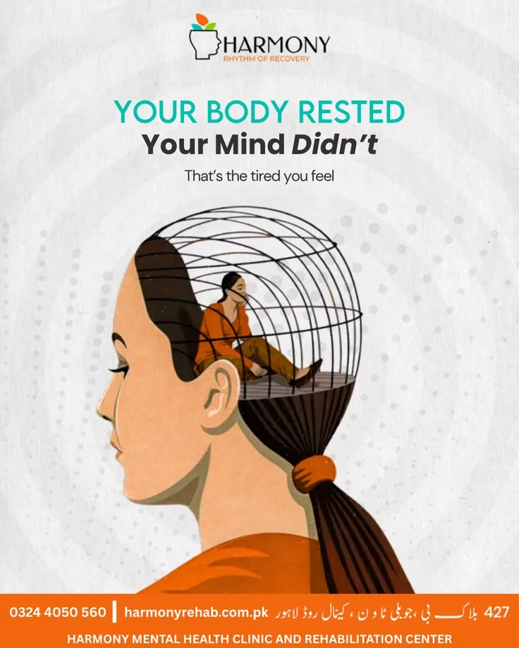 Caged-mind mental-health illustration