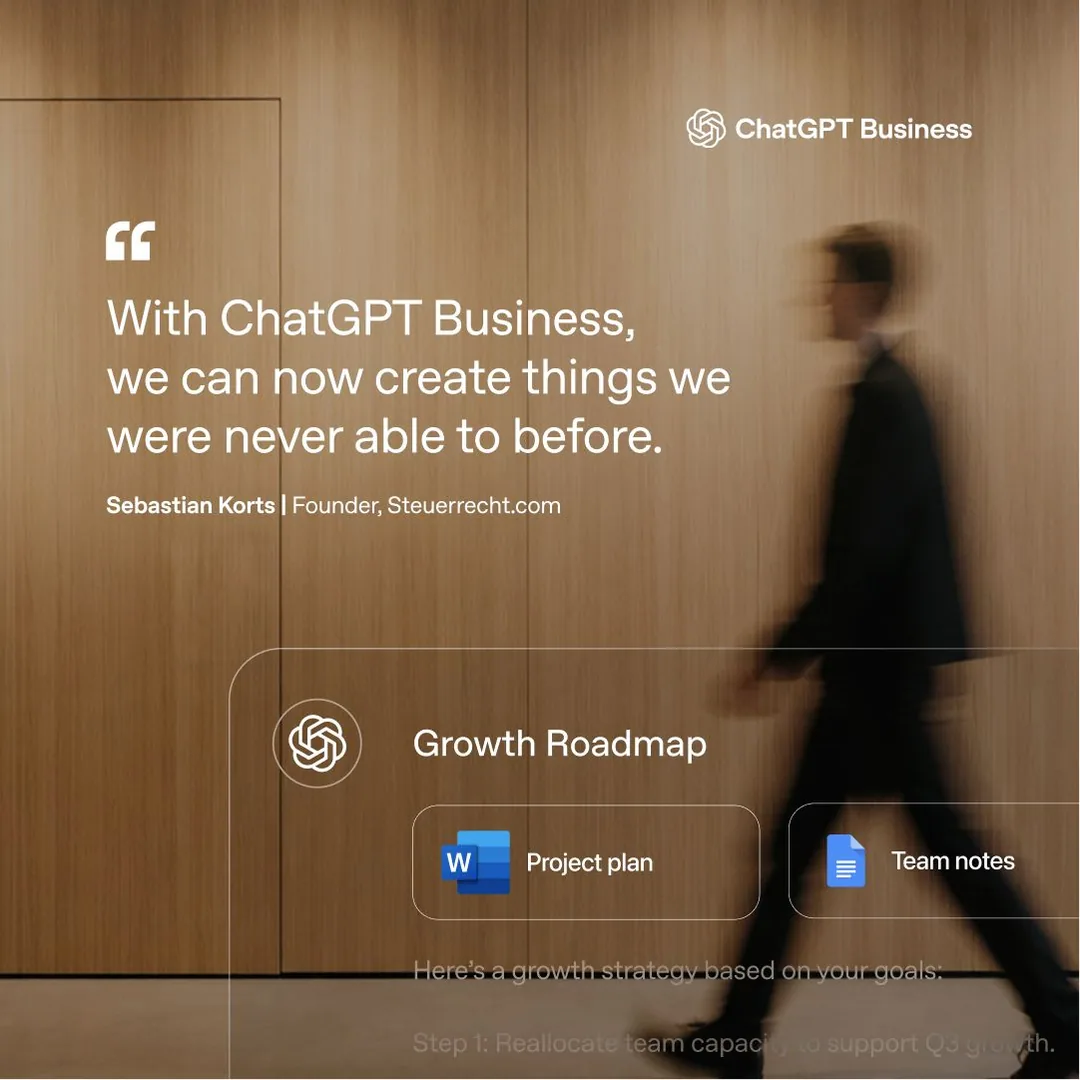 ChatGPT Business — Growth Roadmap testimonial