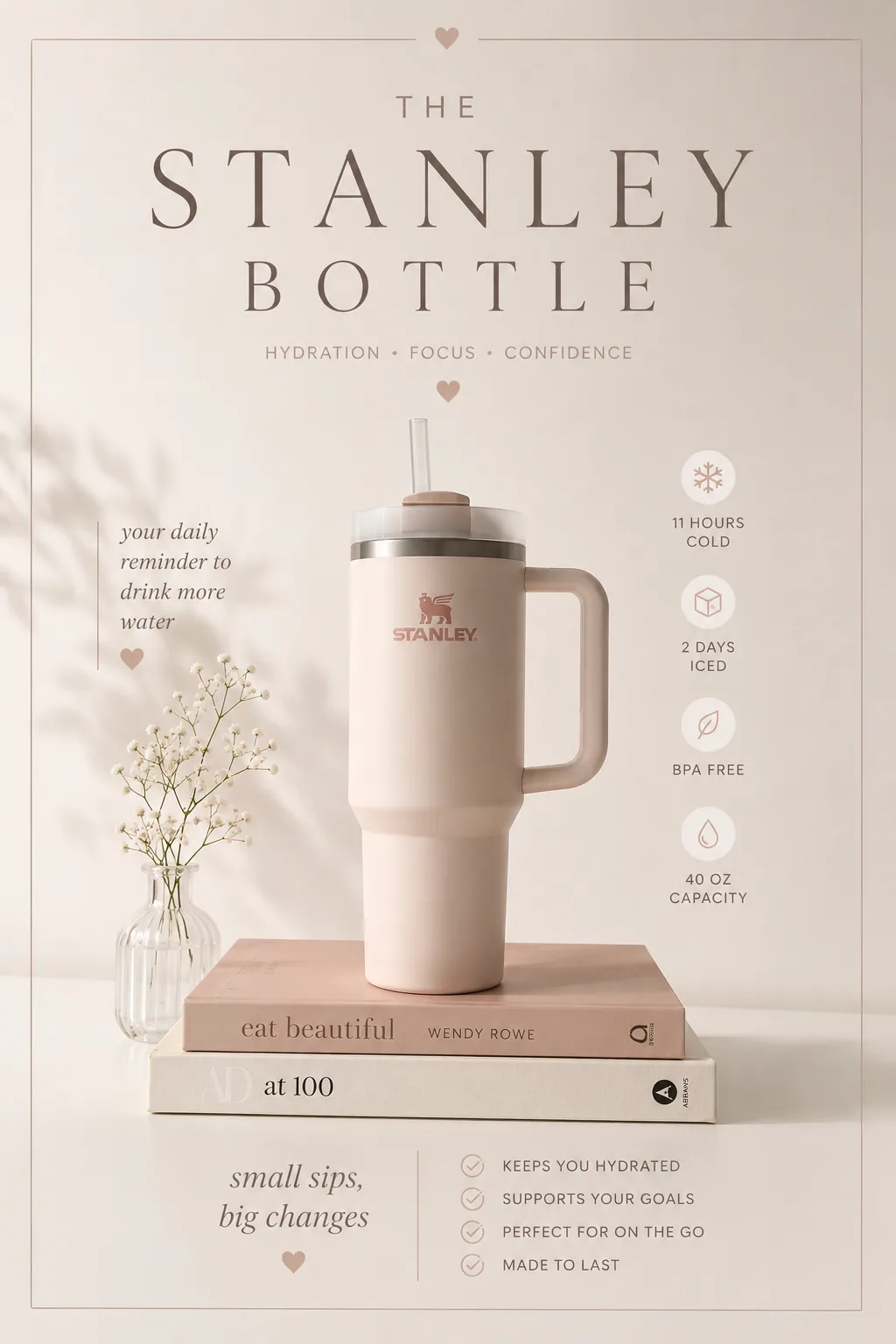 Stanley Bottle — Benefit Callouts
