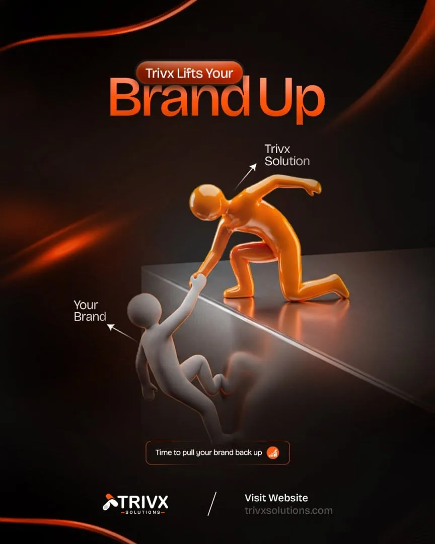 3D helping-hand metaphor on dark gradient