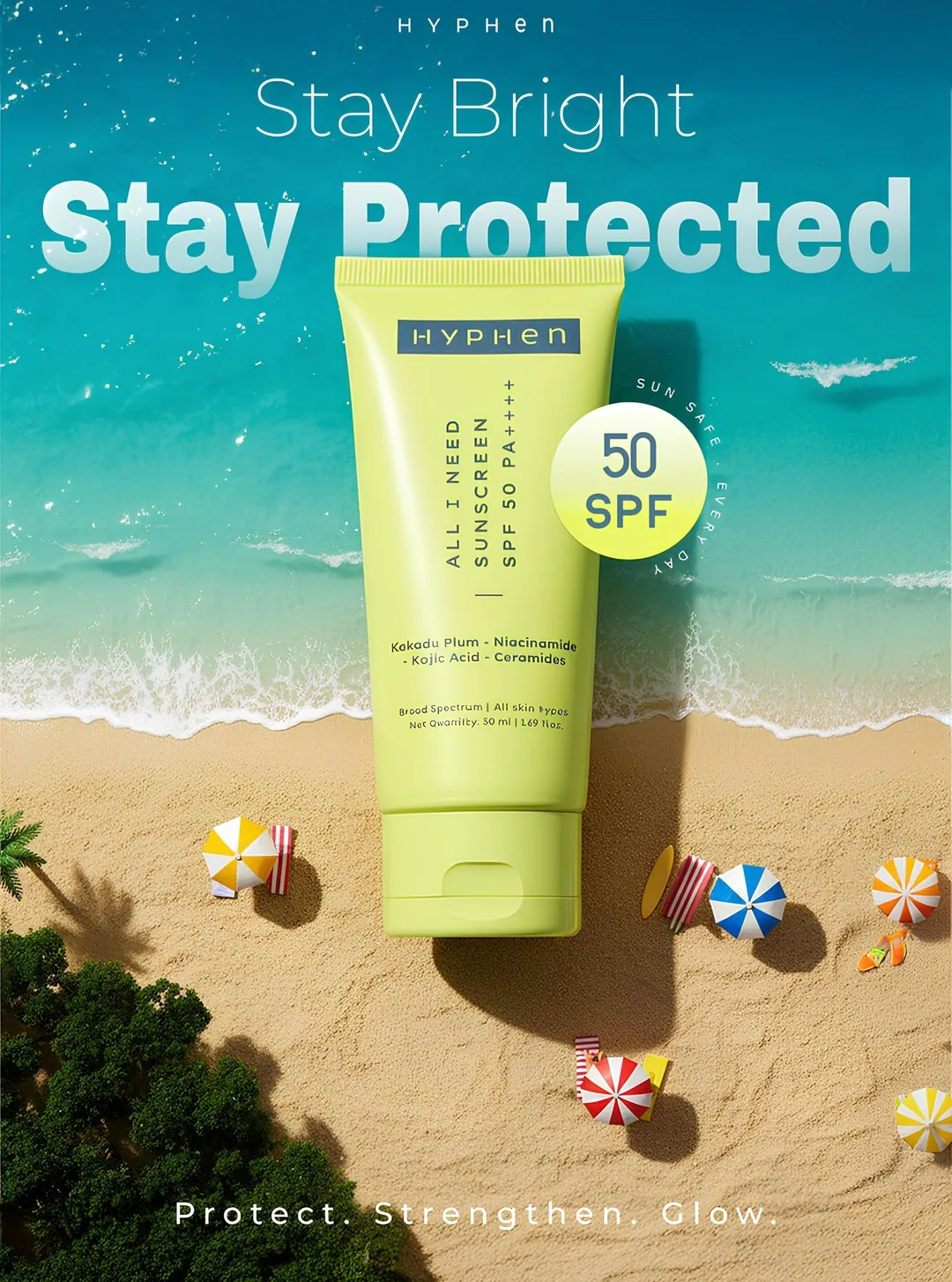 Hyphen Sunscreen - Beach Theme
