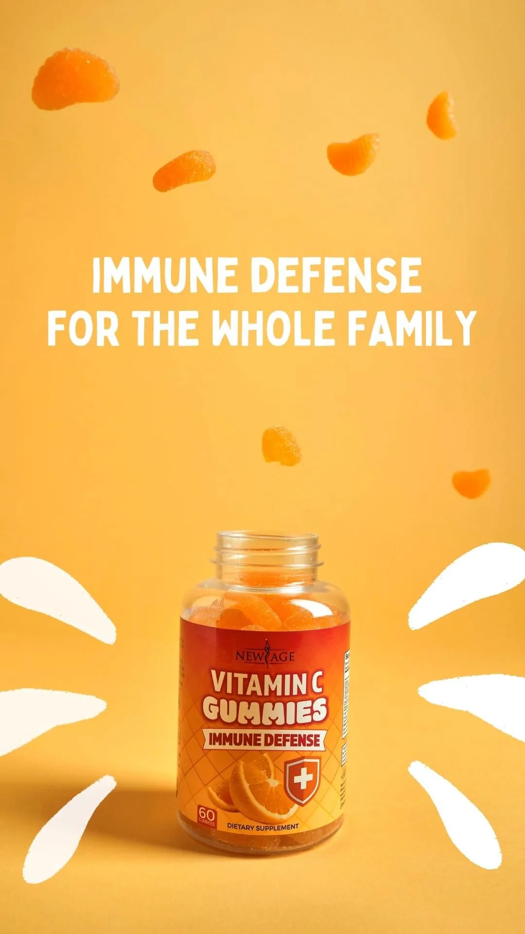 New Age Vitamin C Gummies - Immune Defense