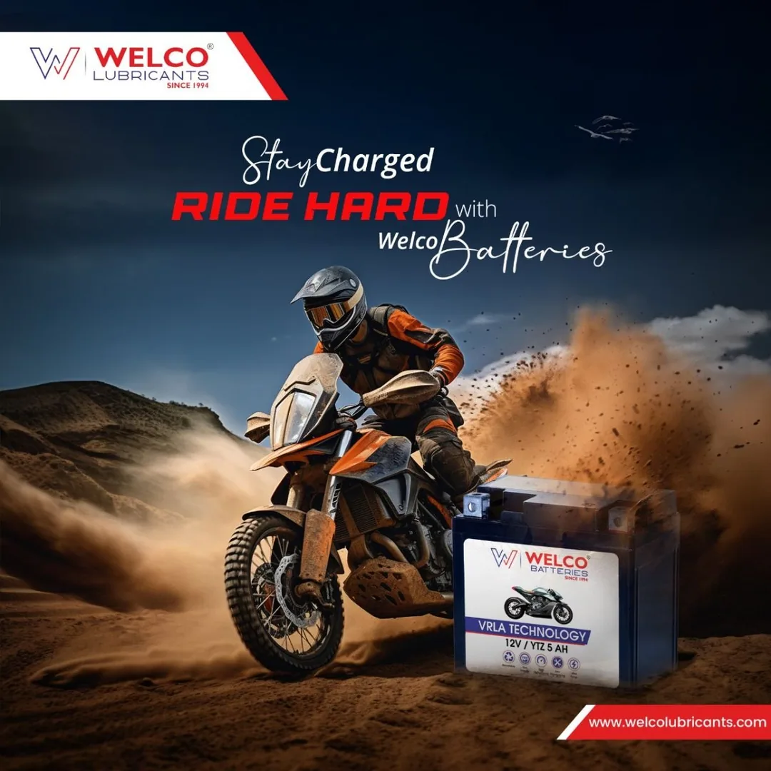 Rugged action hero with product inset