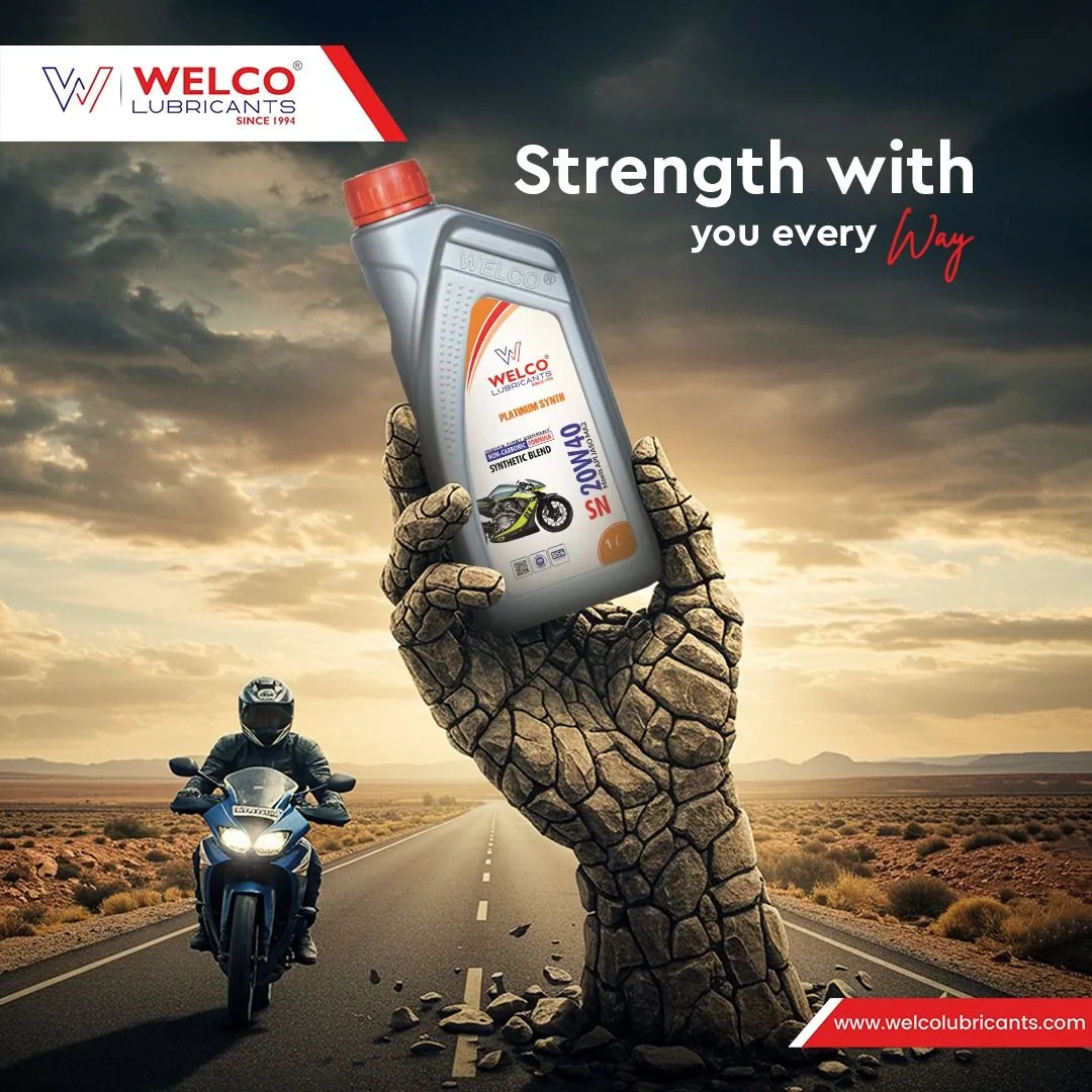 Dramatic product-in-stone-hand hero