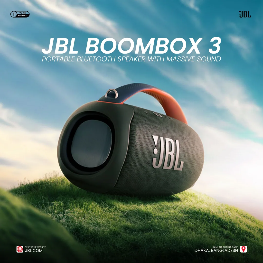 JBL Boombox 3 - Product Hero with Sky Background