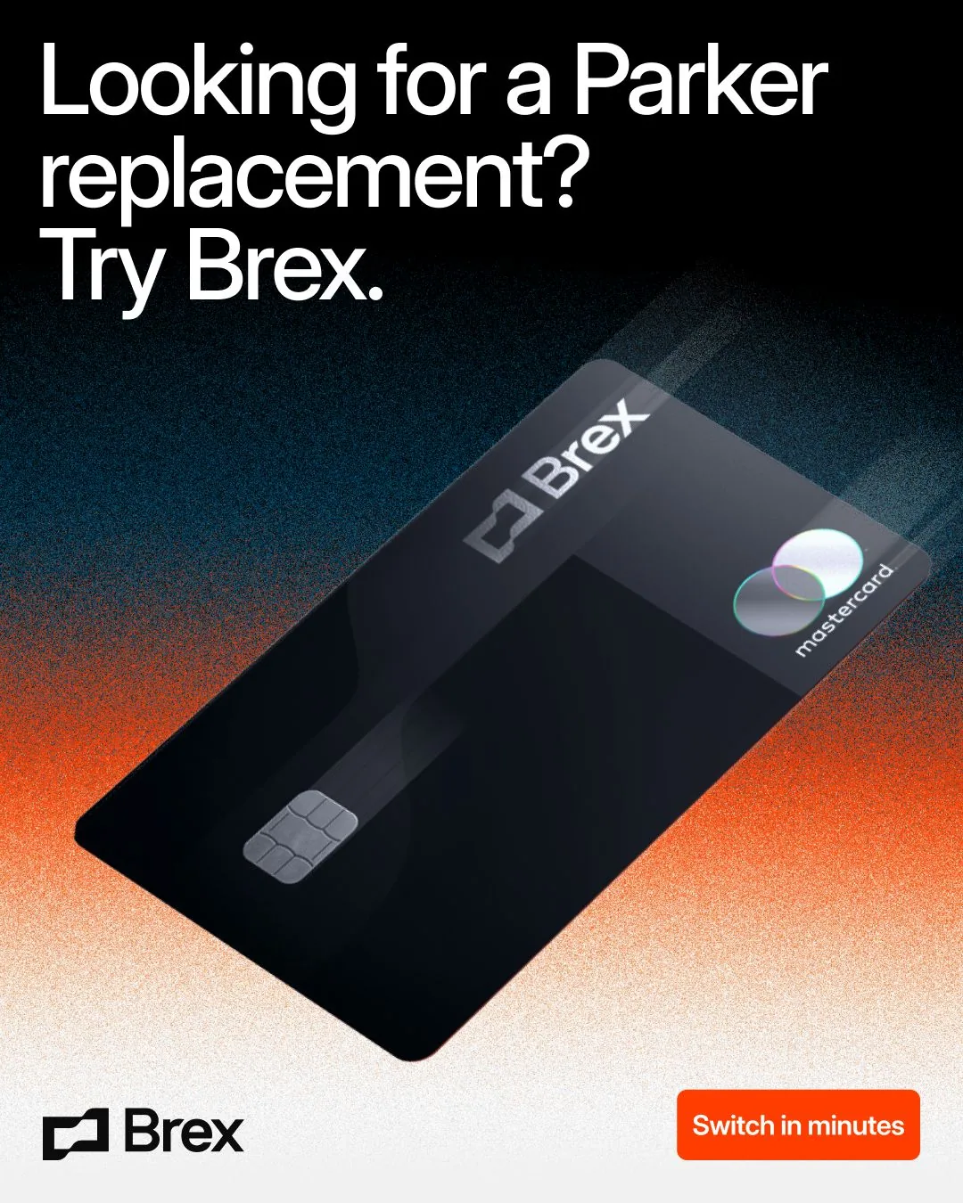 Brex credit card replacement ad