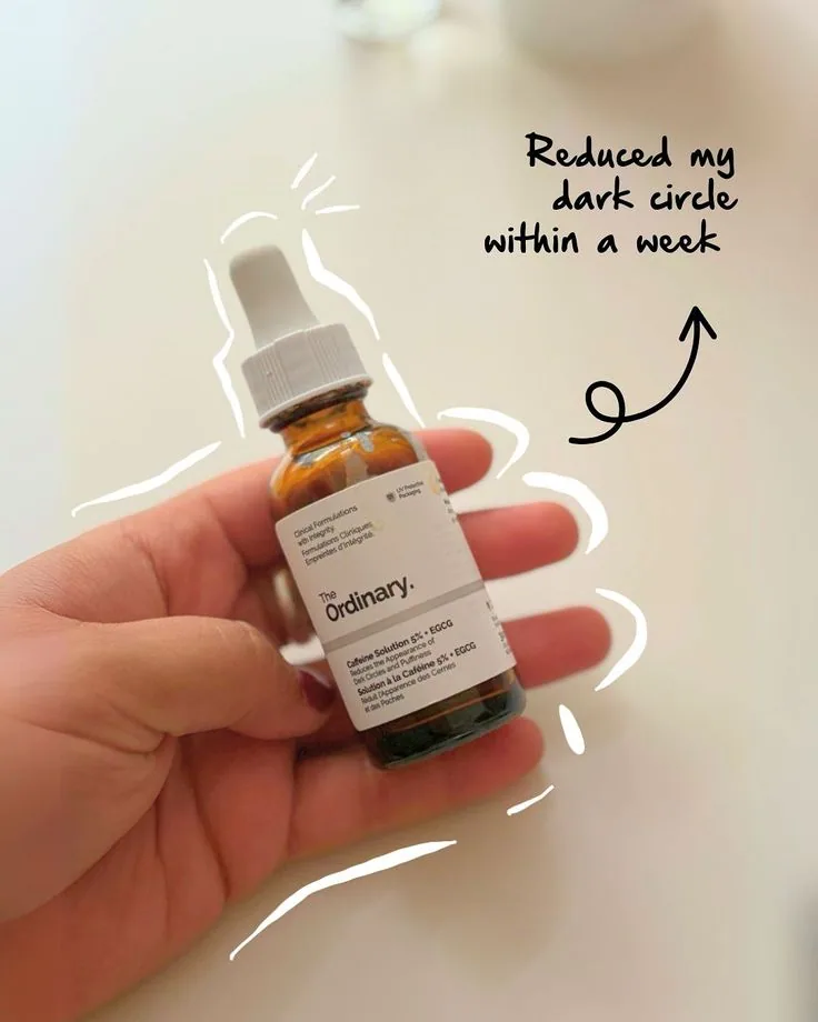 UGC serum-in-hand testimonial with handwritten note