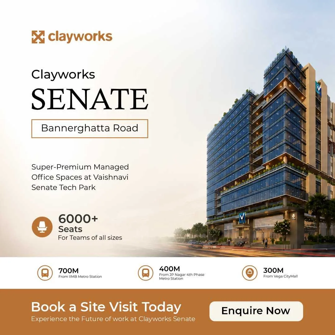 Clayworks SENATE - Office Spaces Ad