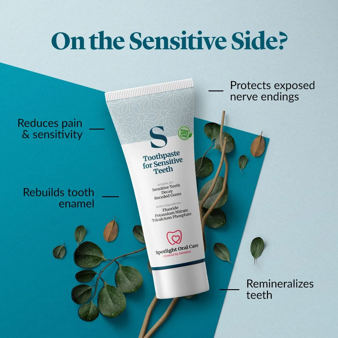 Spotlight Oral Care Toothpaste - Benefit Arrows