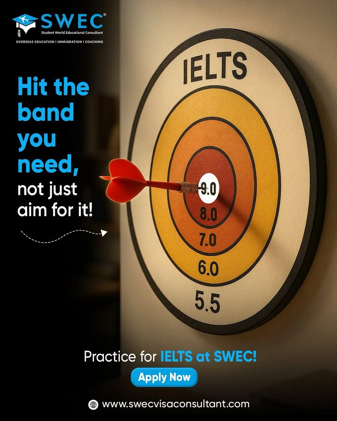 Dartboard bullseye metaphor hero