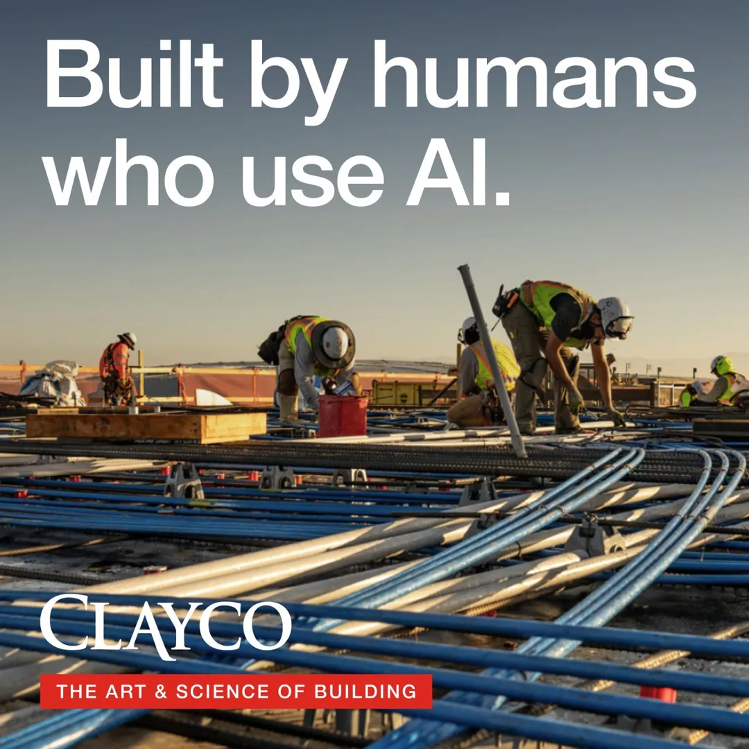 Clayco - Construction service with AI headline