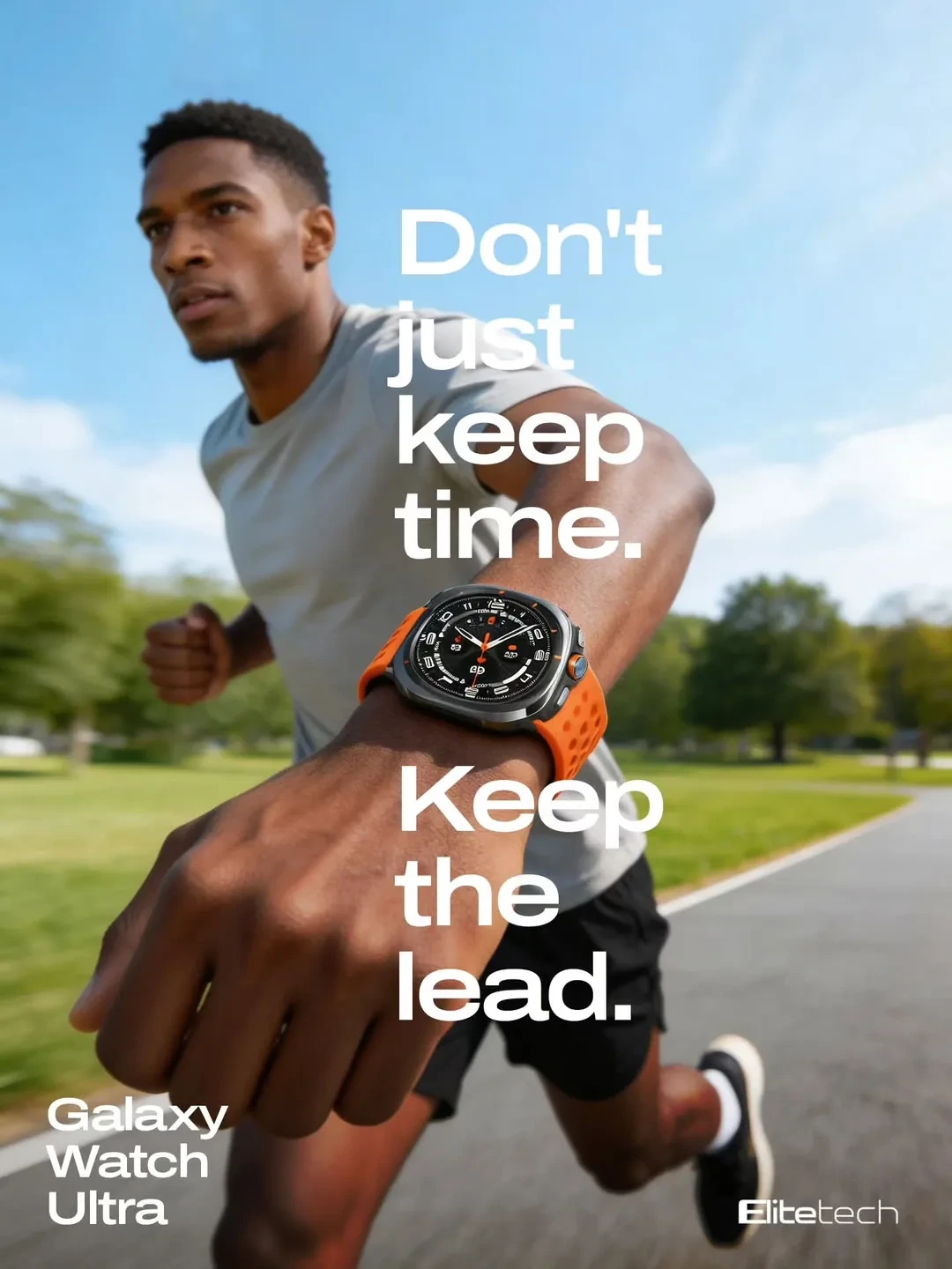 Galaxy Watch Ultra runner campaign