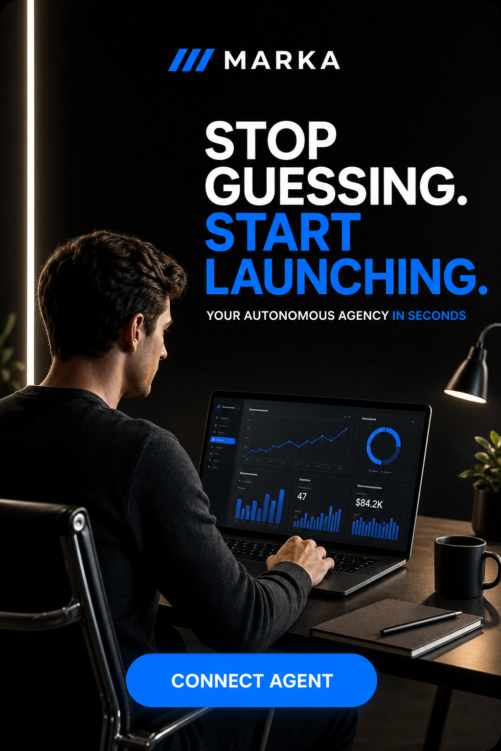 MARKA ecommerce analytics and social media management creative